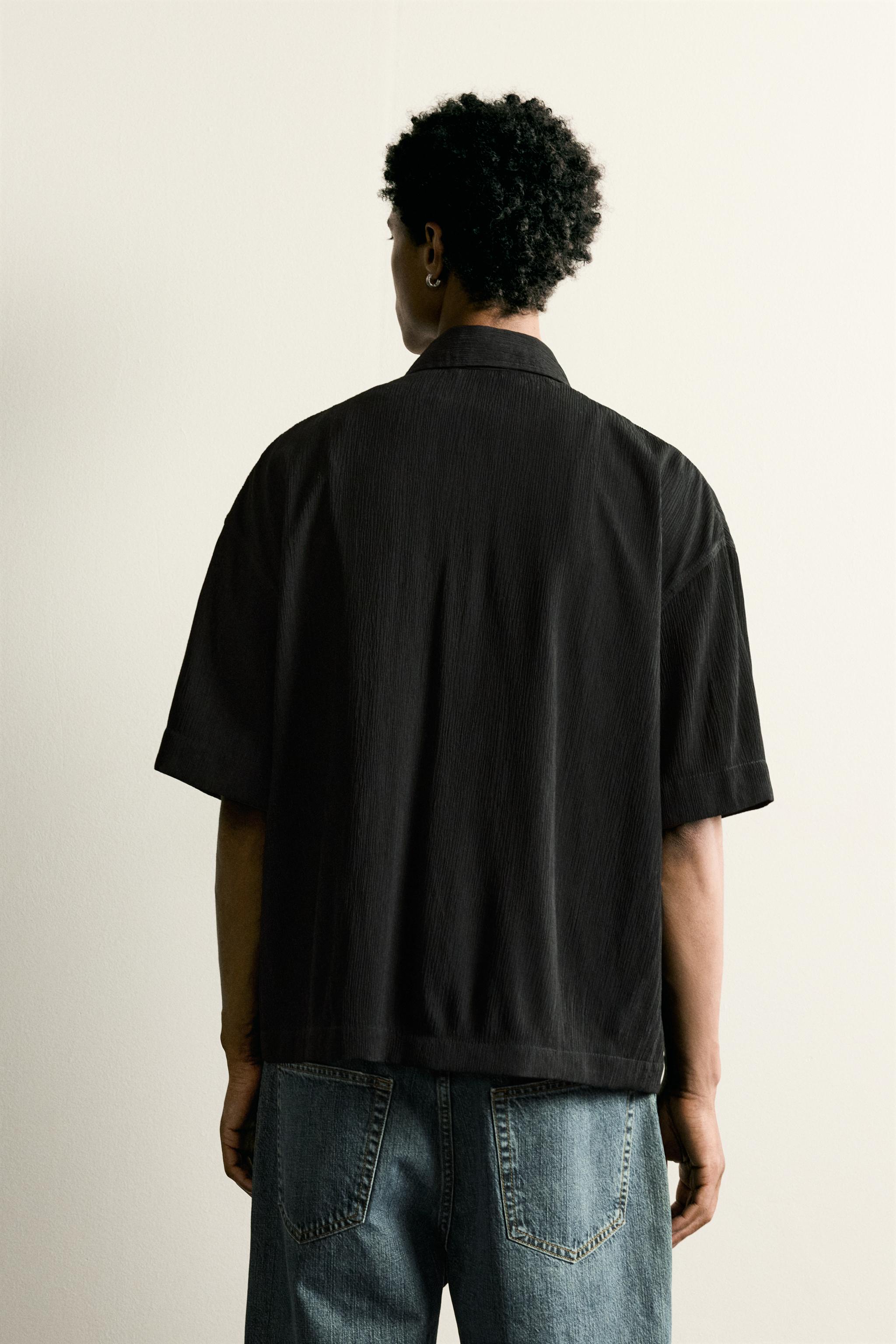 TEXTURED RELAXED FIT SHIRT